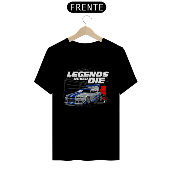 Camiseta - Legends Never Die