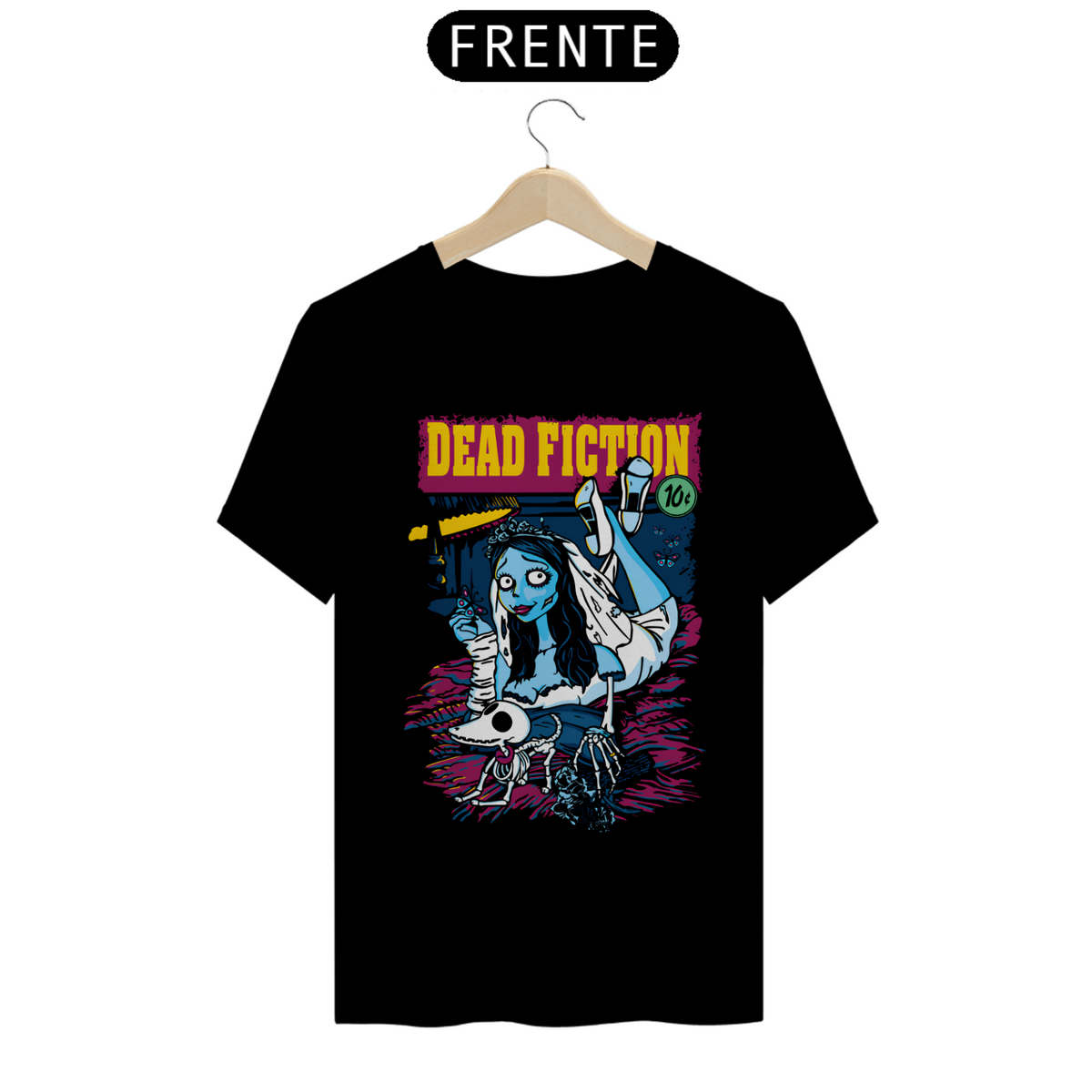 Nome do produto: Camiseta - Dead Fiction (Noiva Cadáver)