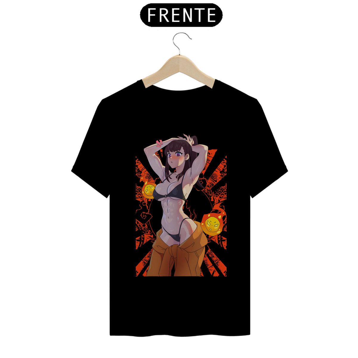 Nome do produto: Camiseta - Maki Oze (Fire Force)