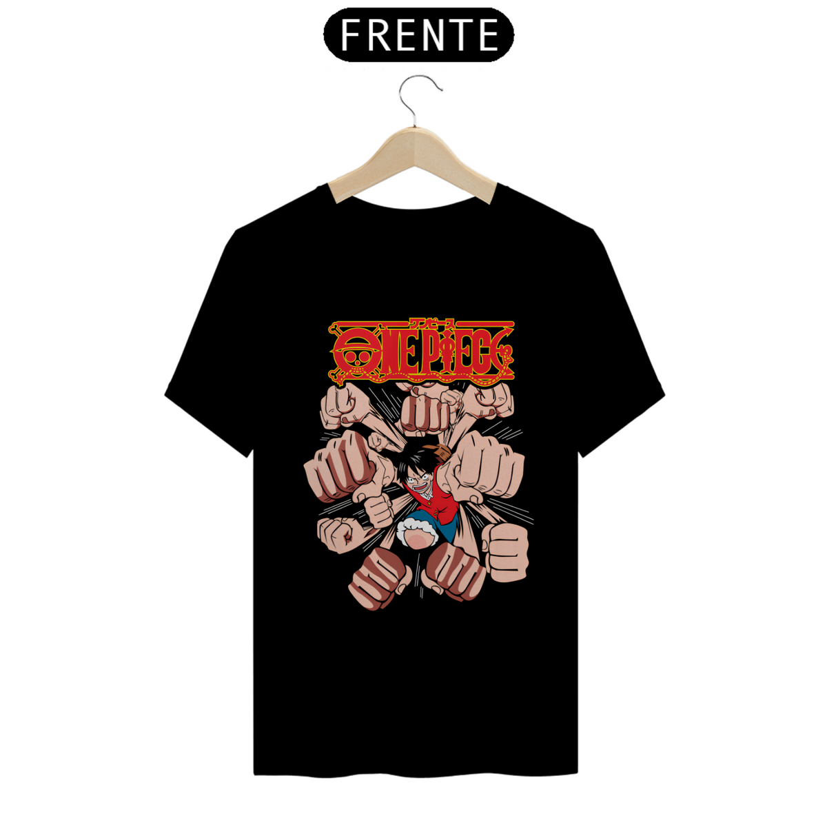 Nome do produto: Camiseta - Luffy (One Piece)