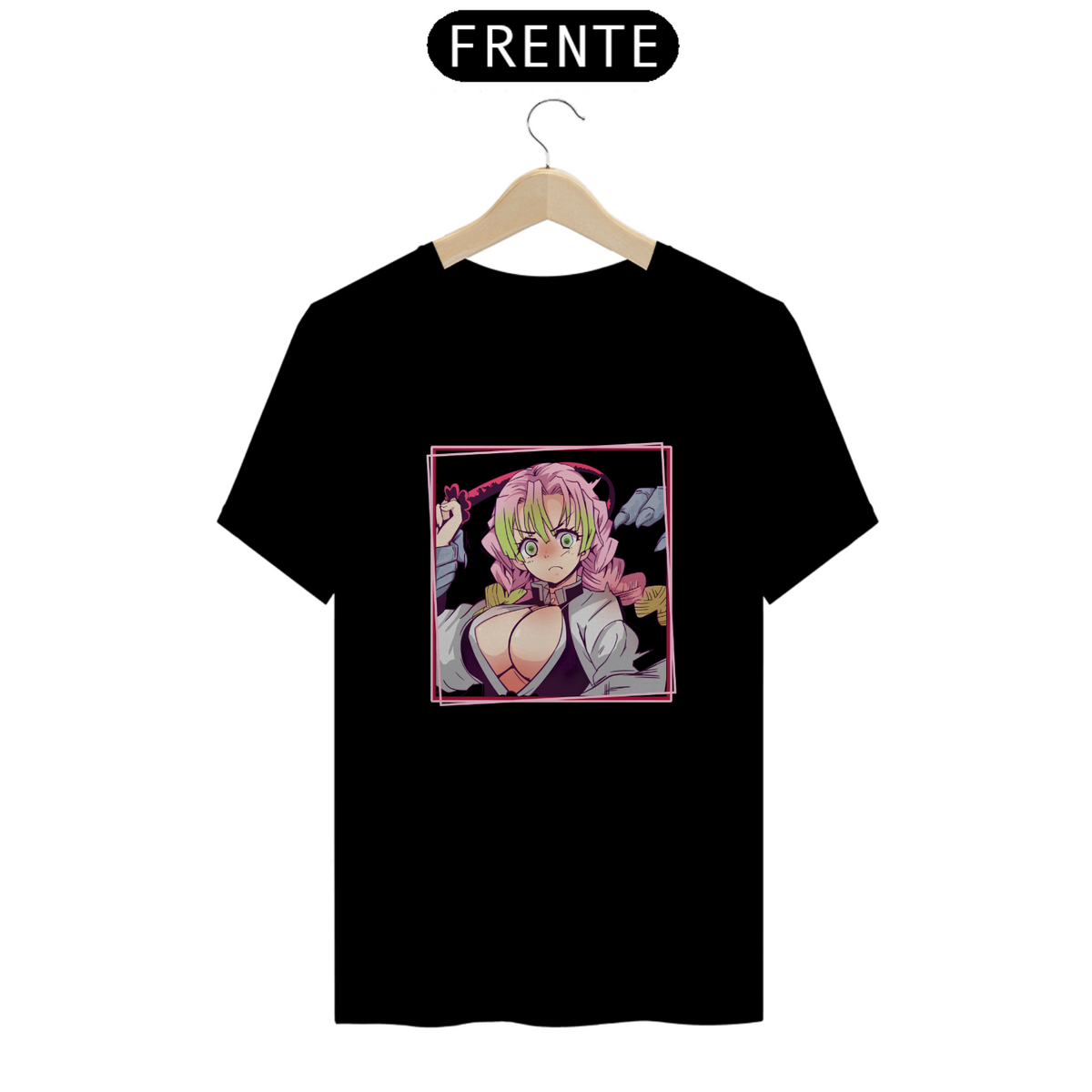 Nome do produto: Camiseta - Mitsuri Kanroji (Demon Slayer)