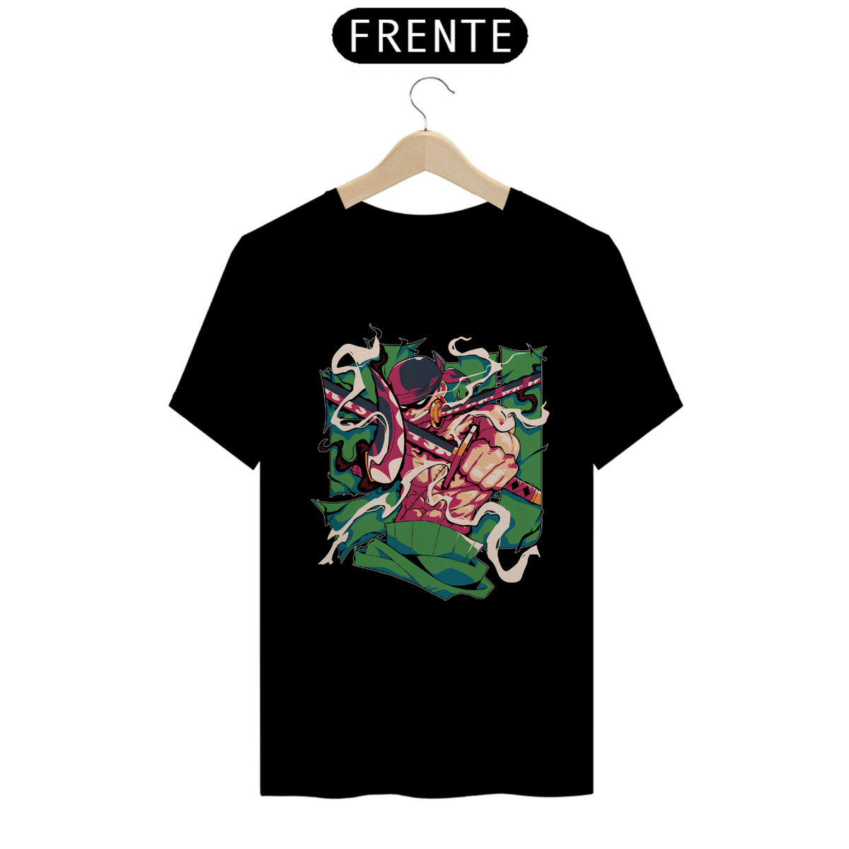 Nome do produto: Camiseta - Zoro (One Piece)