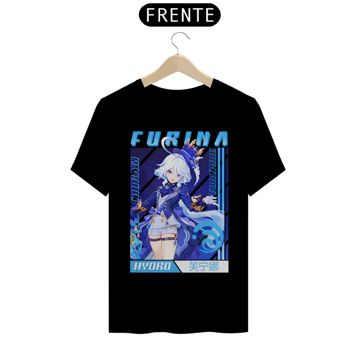 Nome do produto: Camiseta - Furina (Genshin Impact)