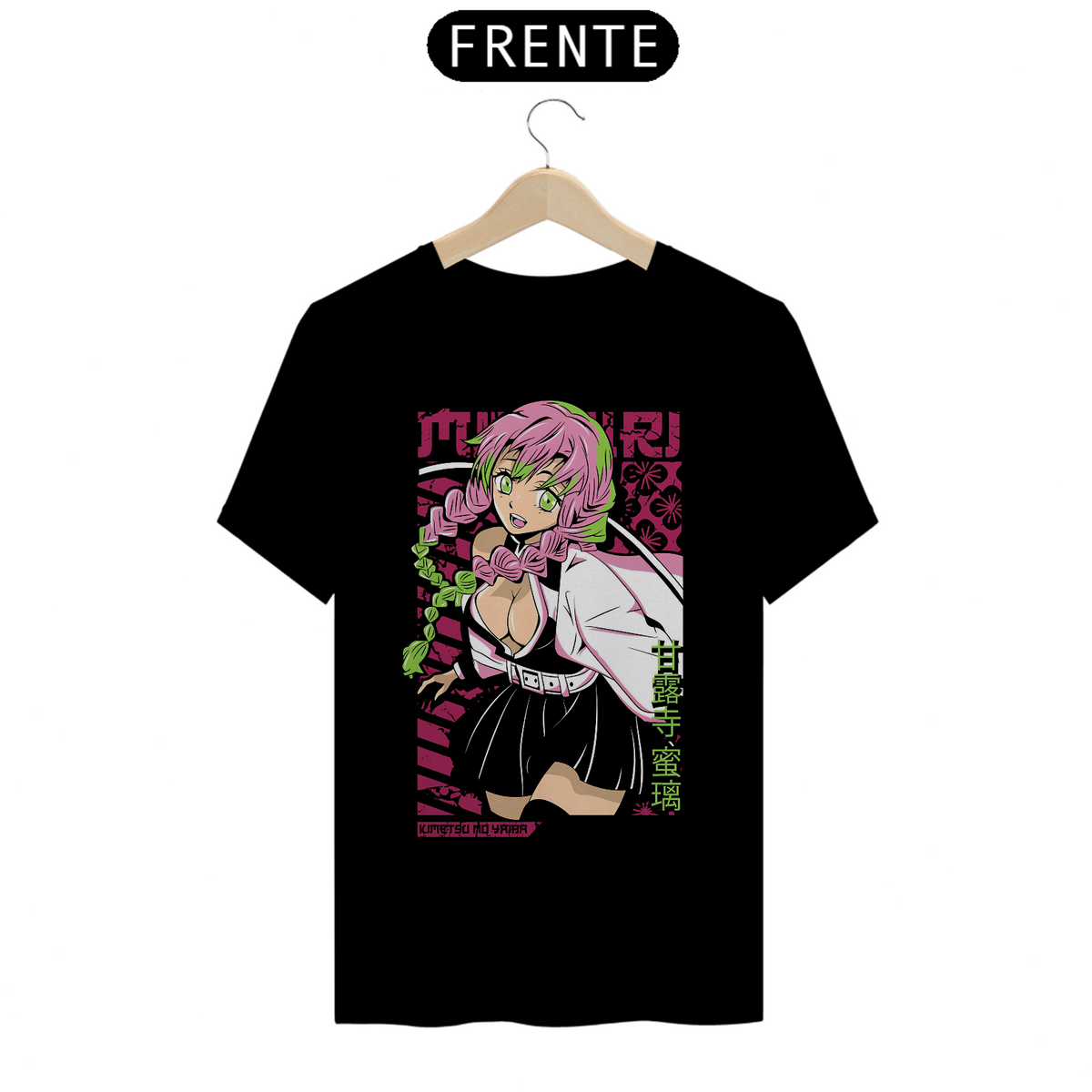 Nome do produto: Camiseta - Mitsuri Kanroji (Demon Slayer)