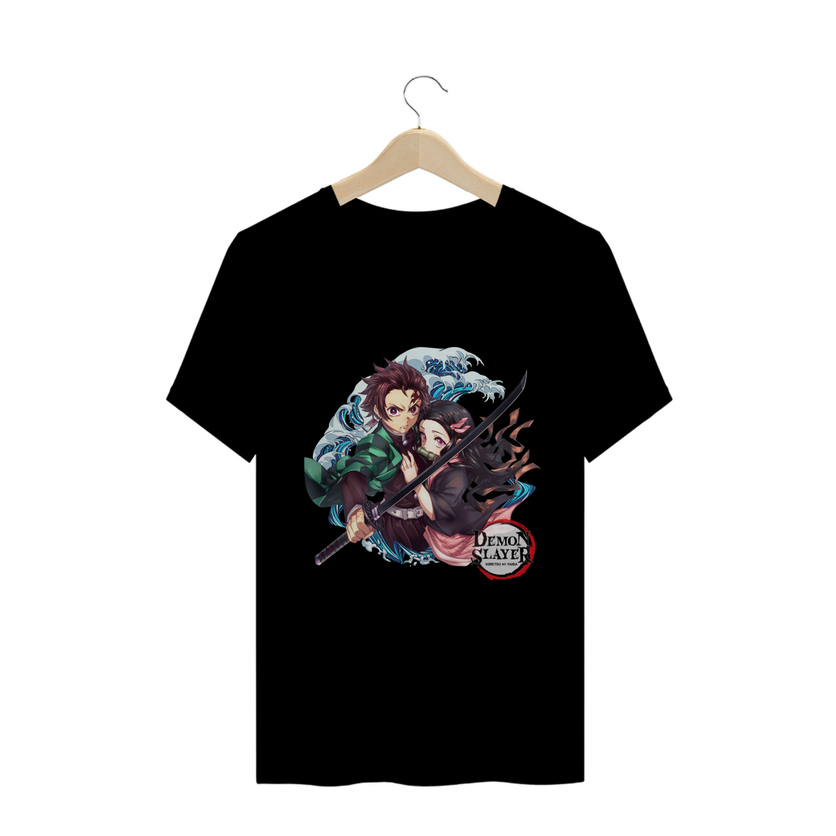 Nome do produto: Camisa - Tanjirō & Nezuko (Demon Slayer)