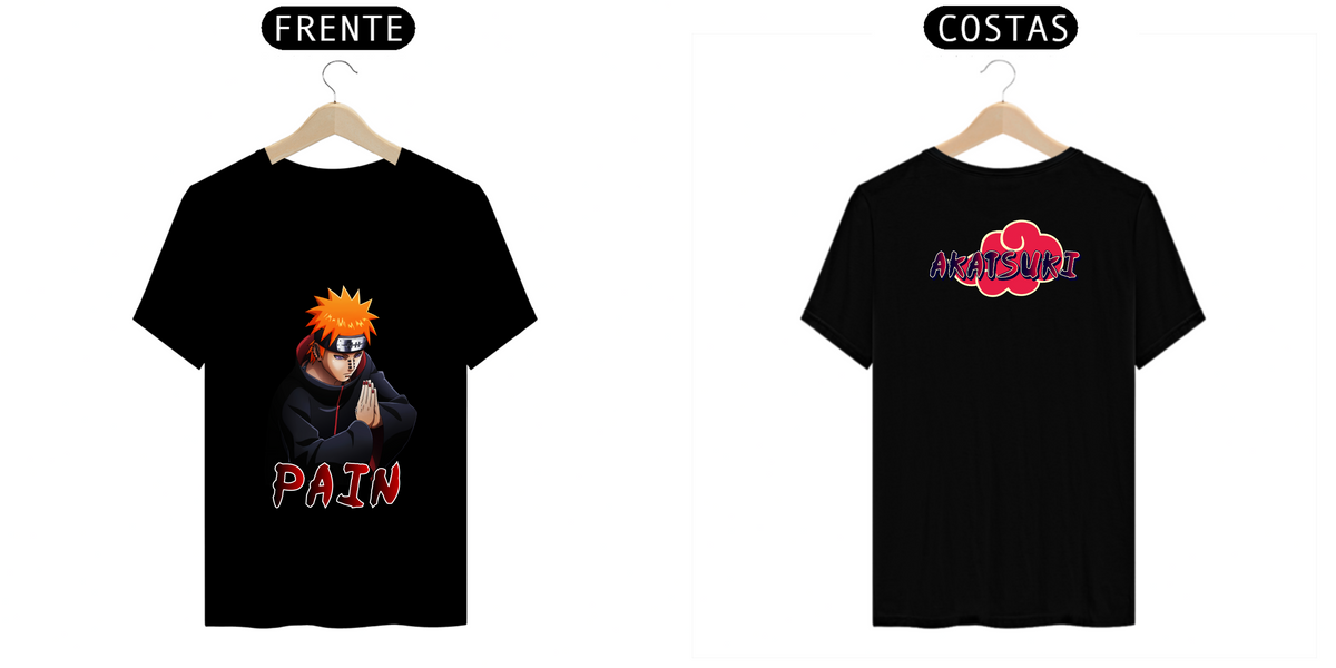 Nome do produto: Camisa - Akatsuki Pain (Naruto)