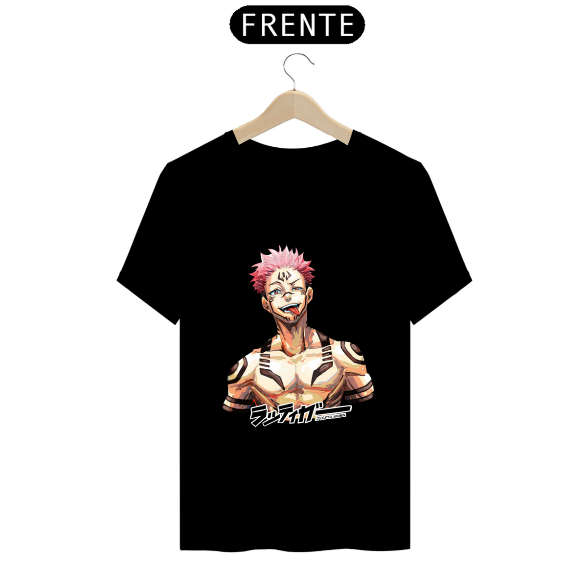 Nome do produto: Camiseta - Sukuna (Jujutsu Kaisen)