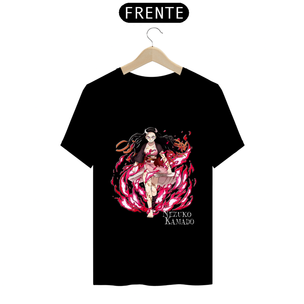 Nome do produto: Camiseta - Nezuko Kamado (Demon Slayer)