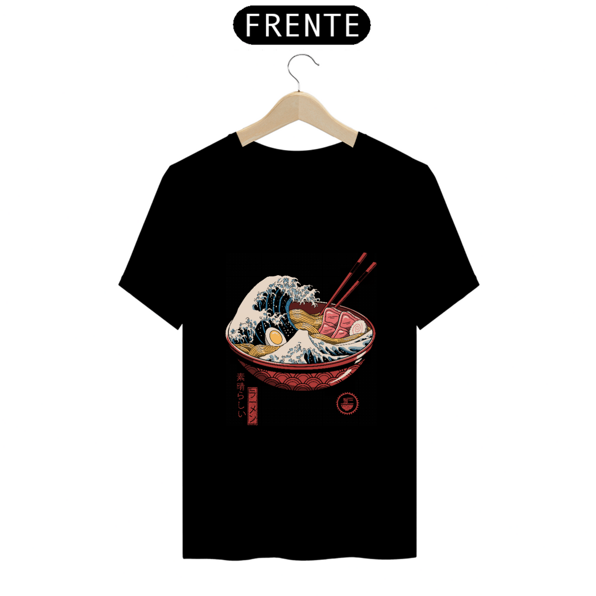 Nome do produto: Camiseta - Great Ramen Wave