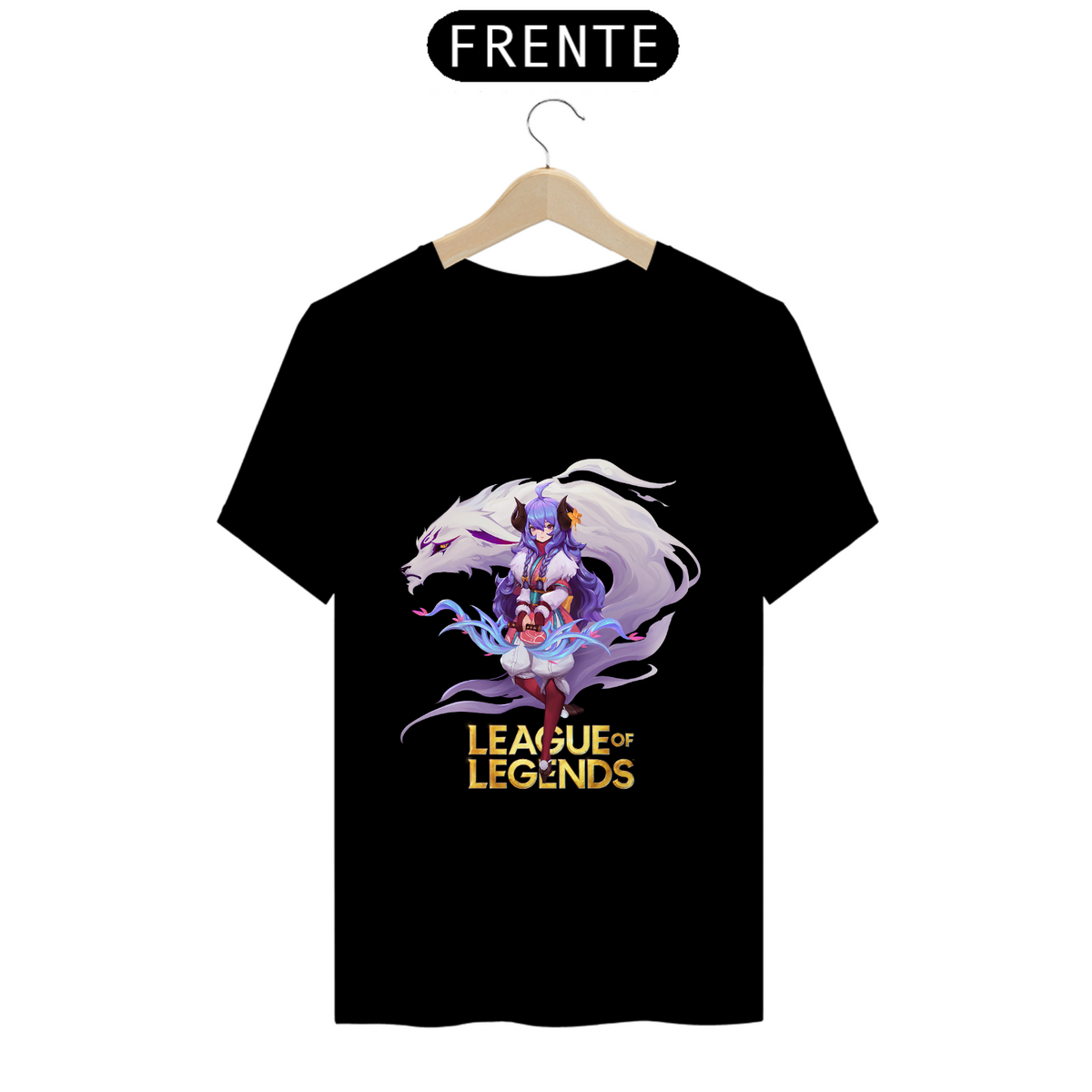 Nome do produto: Camiseta - Kindred Florescer Espiritual (League of Legends)