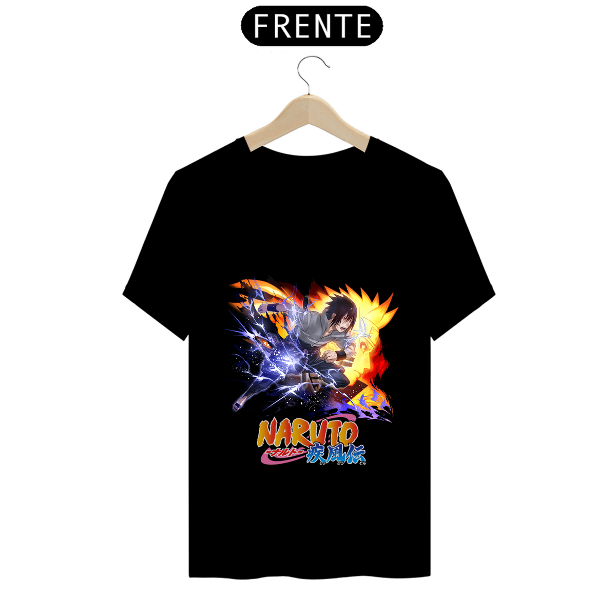 Nome do produto: Camiseta - Naruto & Sasuke