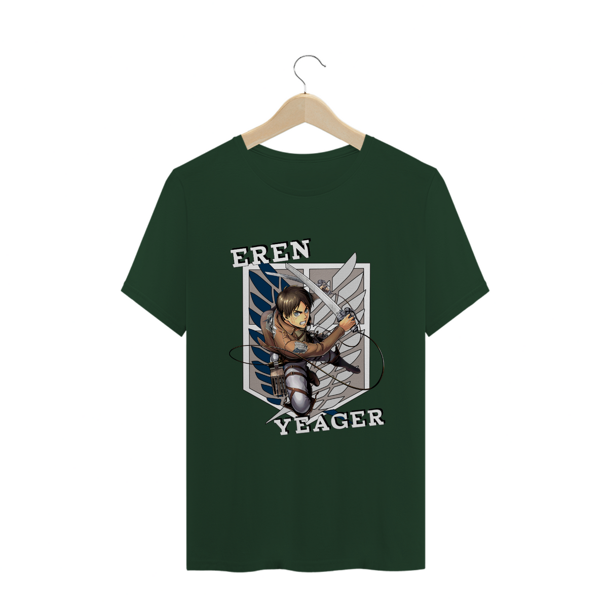 Nome do produto: Camisa - Eren Yeager (Attack on Titan)