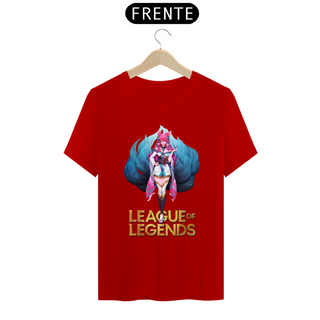 Nome do produtoCamiseta - Ahri Florescer Espiritual (League of Legends)