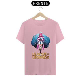 Nome do produtoCamiseta - Ahri Florescer Espiritual (League of Legends)