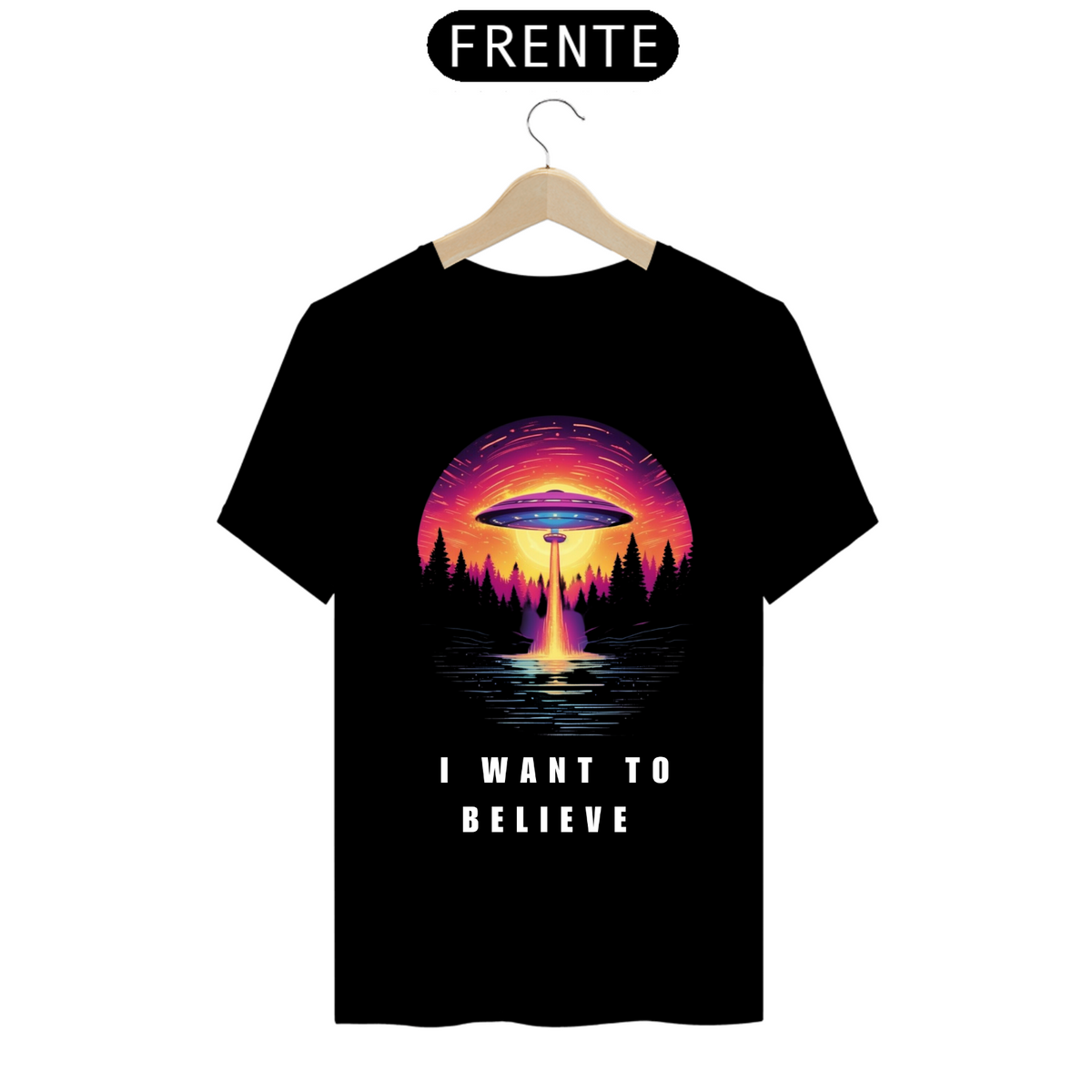 Nome do produtoCamiseta I Want to Believe