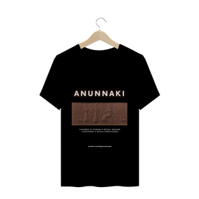 Camiseta Anunnaki Selo VA 243 Frase criação Preta