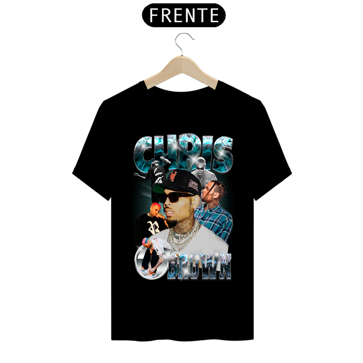 Nome do produto: Camiseta Chris Brown