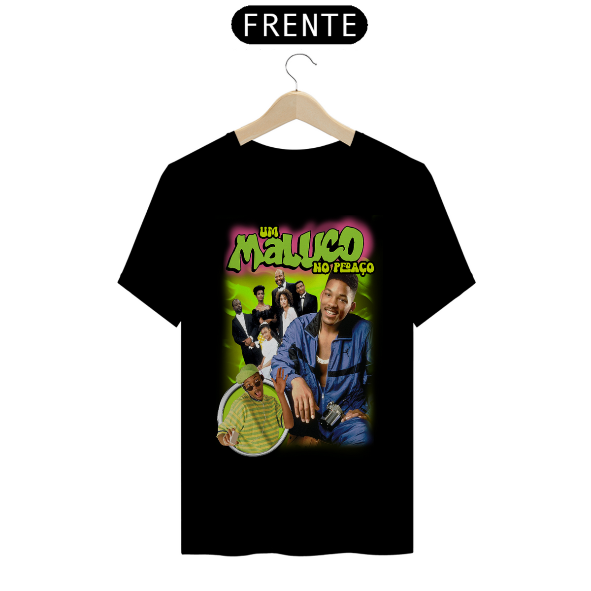 Nome do produto: Camiseta um maluco no pedaço