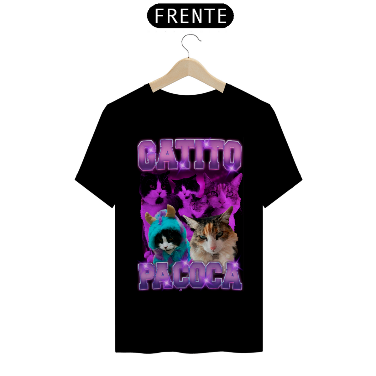 Nome do produto: Camiseta Gatito