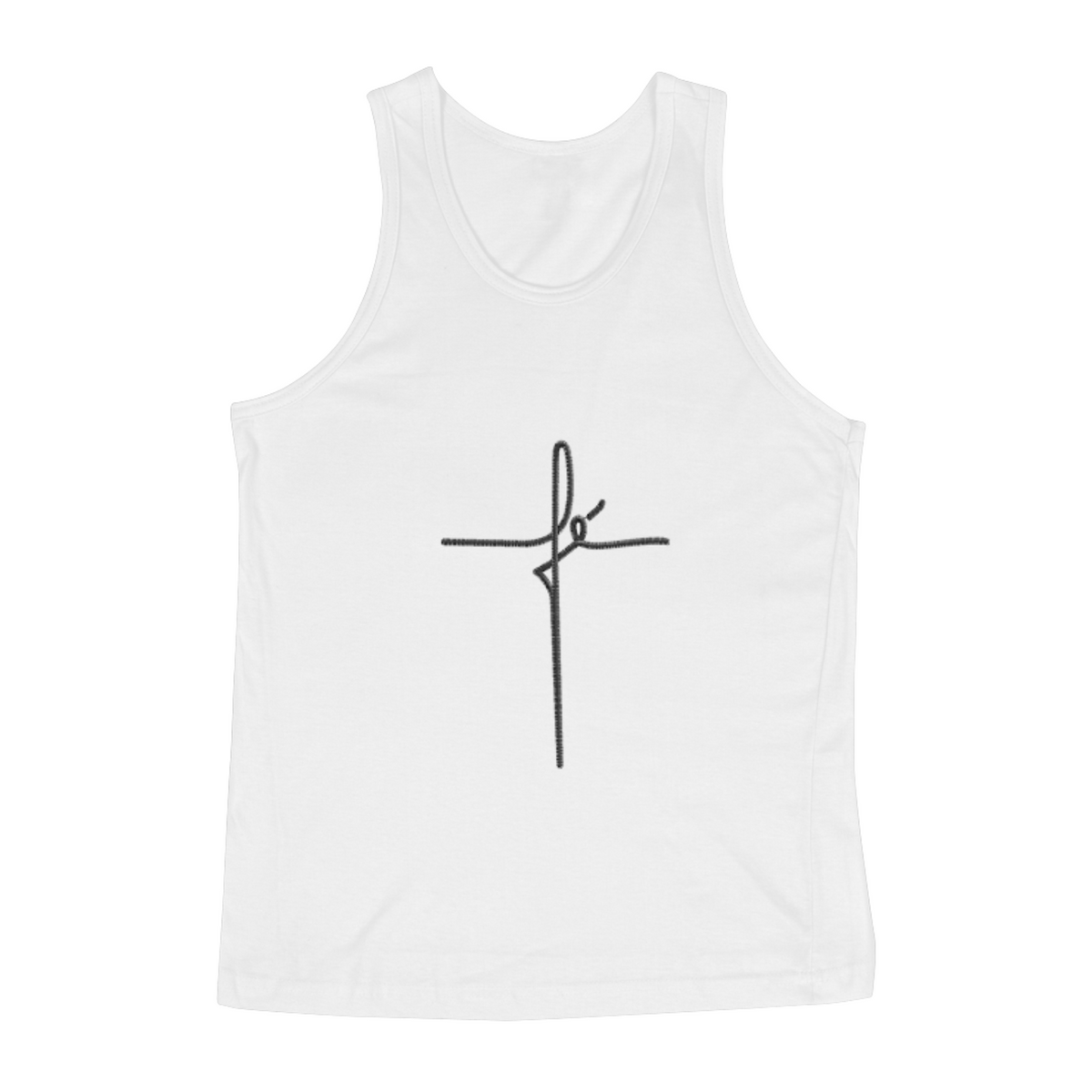 Nome do produto: camisetas regata tema fé