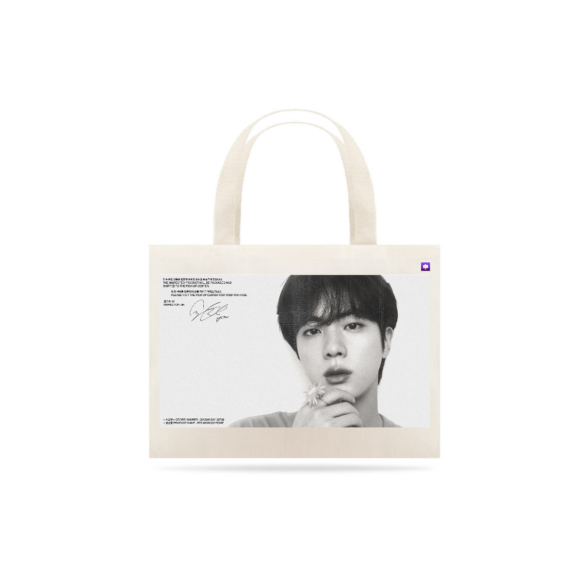 Nome do produto: ECOBAG KIM SEOKJIN MNCR