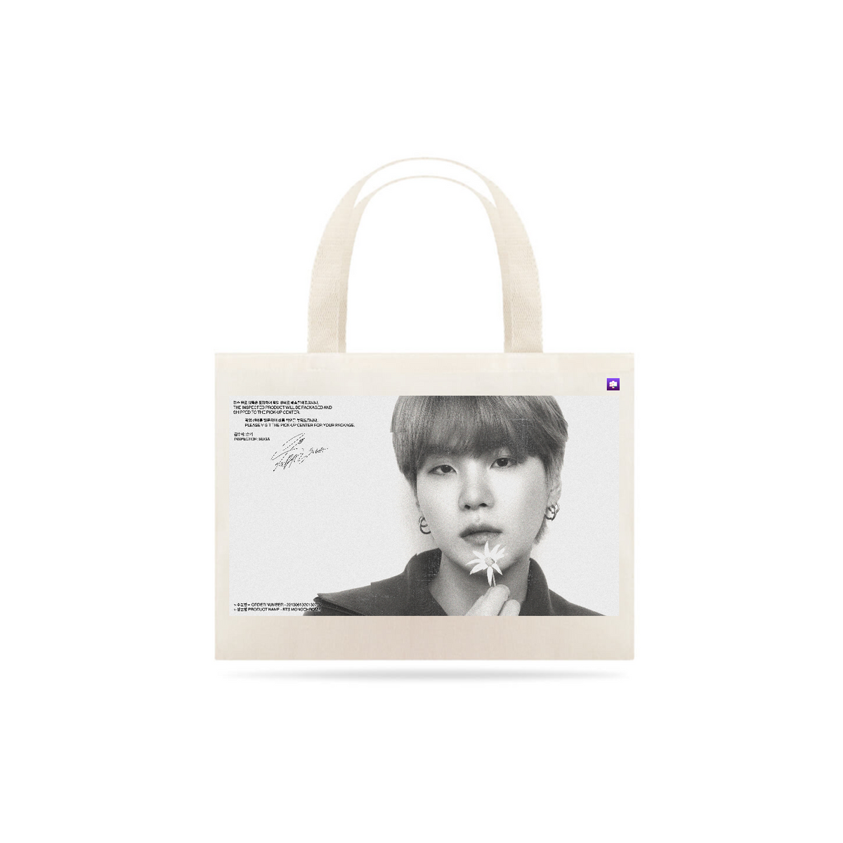 Nome do produto: ECOBAG MIN YOONGI MNCR