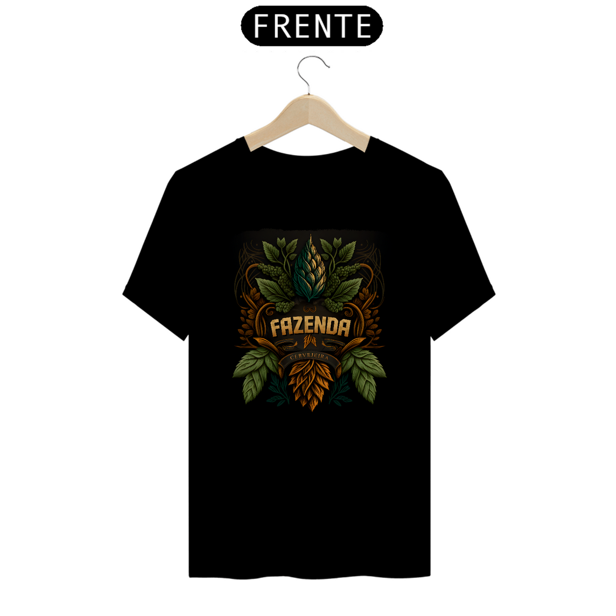 Nome do produto: Camiseta - Fazenda Cervejeira Lúpulos