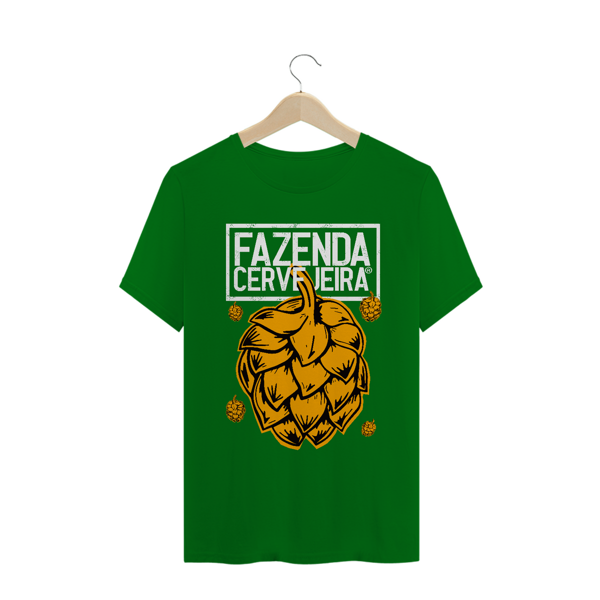 Nome do produto: Camiseta - Fazenda Cervejeira Lúpulo