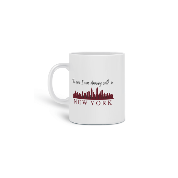 Maroon Nyc caneca