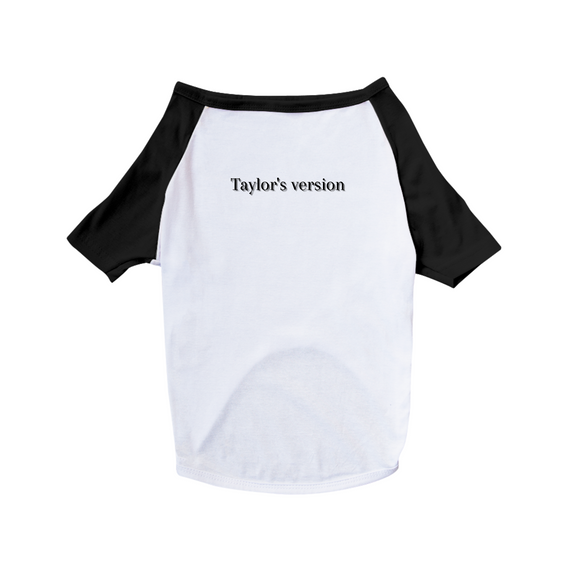 camiseta para cachorro taylor swift 