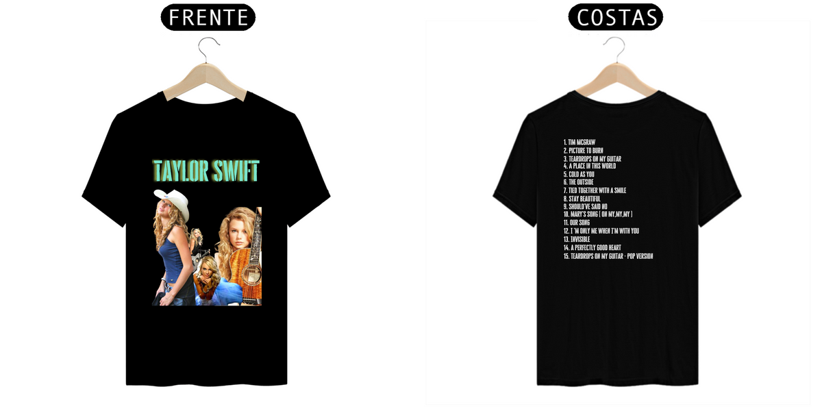 Nome do produto: taylor swift debut tshirt