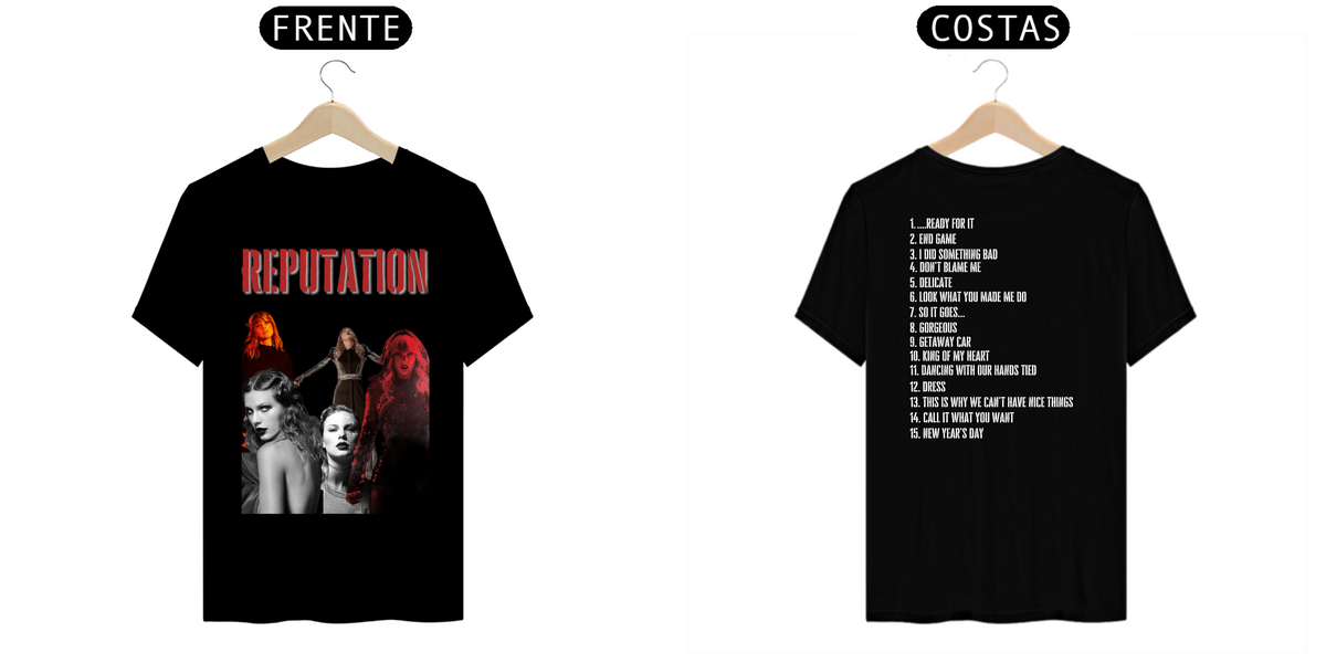 Nome do produto: taylor swift reputation tshirt