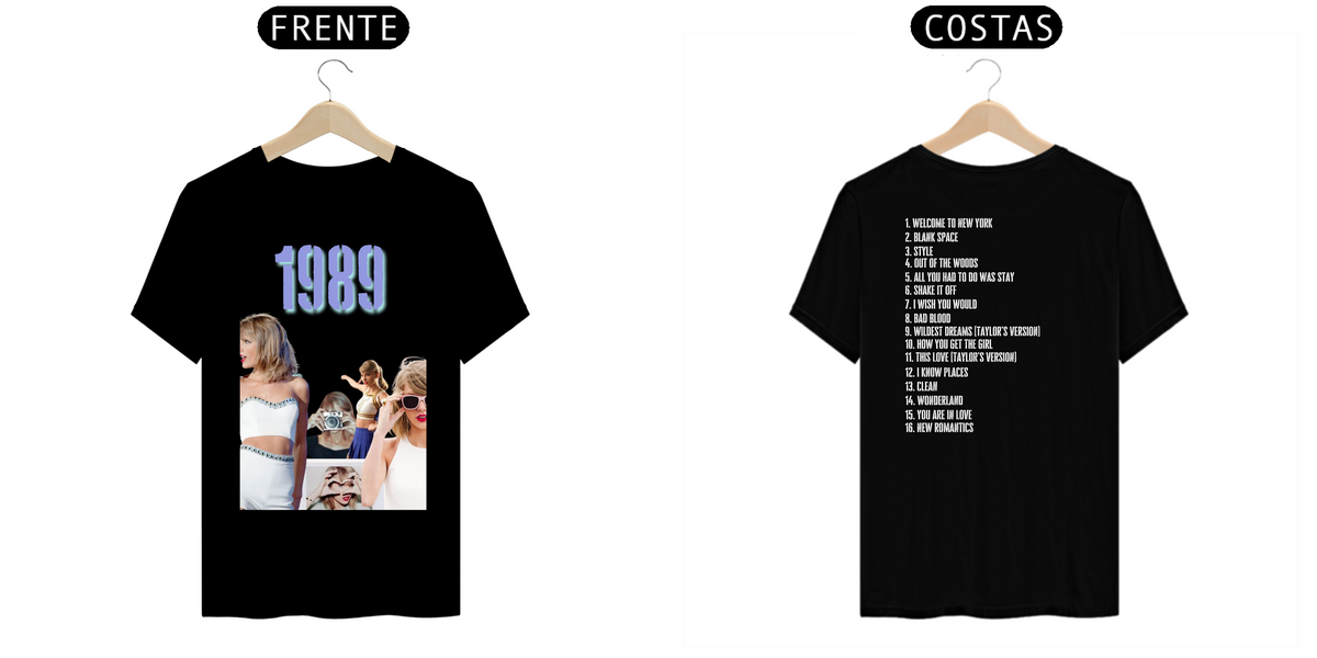 Nome do produto: taylor swift 1989 tshirt