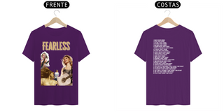 Nome do produtotaylor swift fearless tshirt