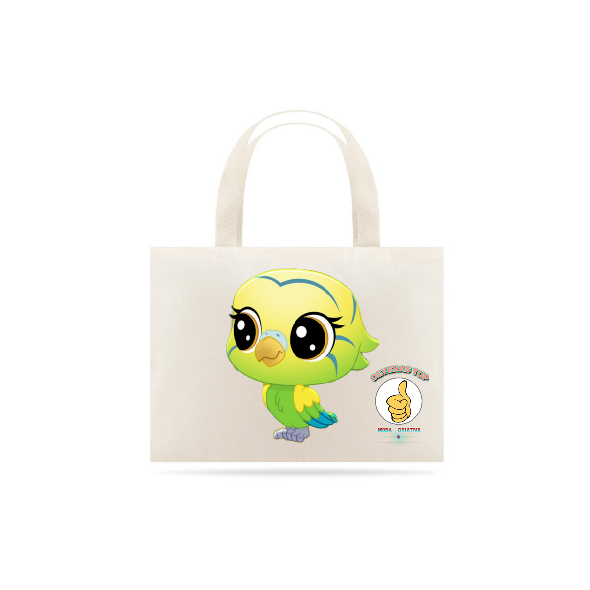 Nome do produto: Eco Bag Grande Canarinho Brasileiro