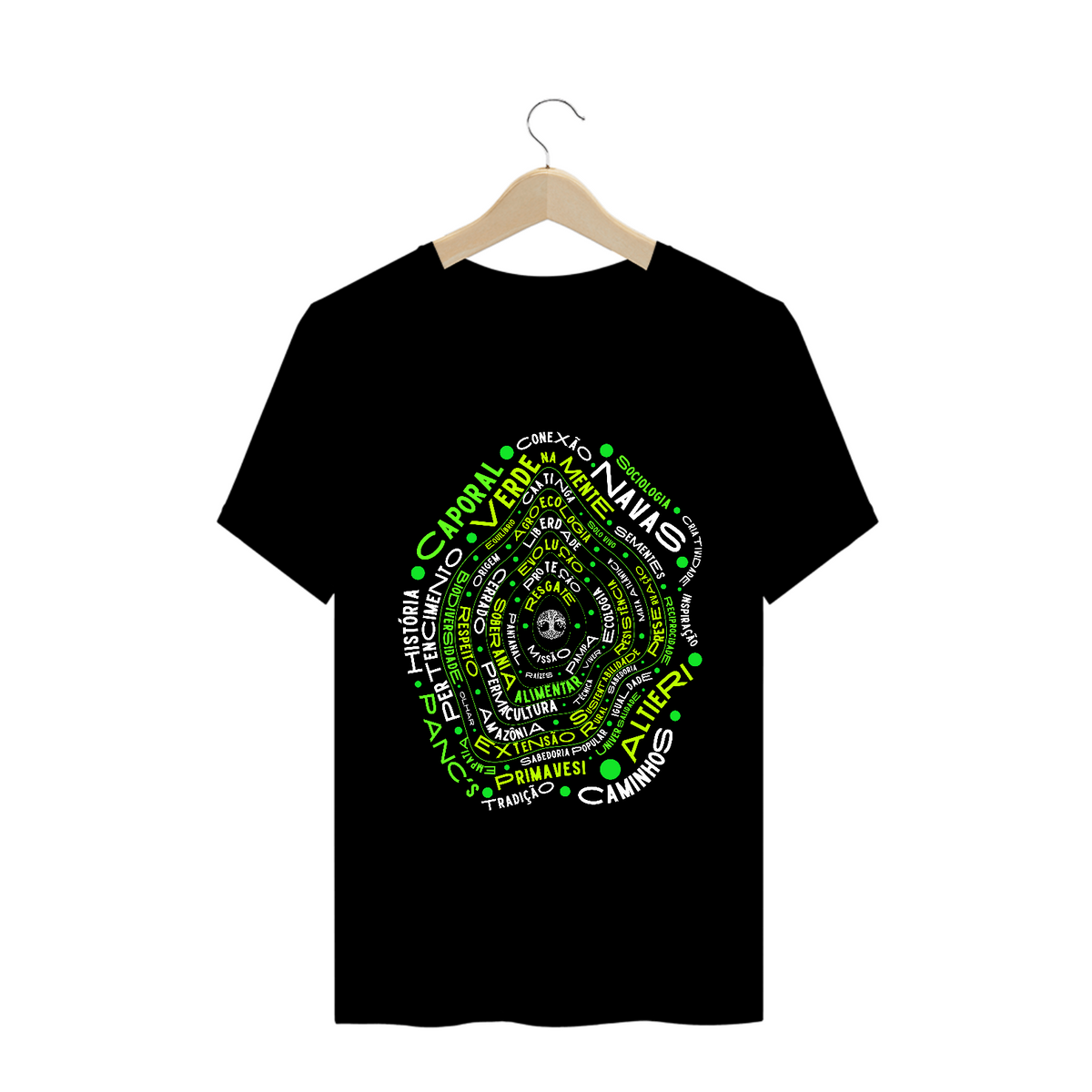 Nome do produto: Camiseta Oficial Green On The Brain - (Identidade)