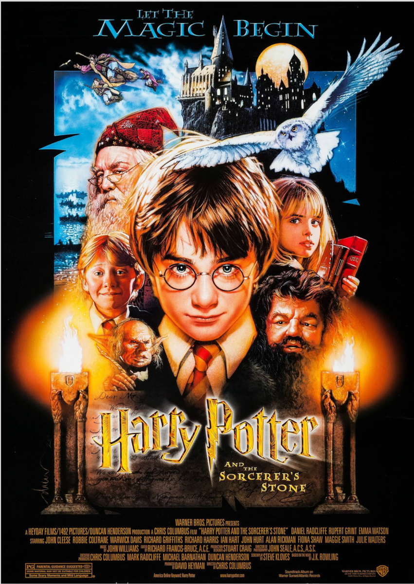 Nome do produto: Harry Potter e a Pedra Filosofal Poster 59x84cm