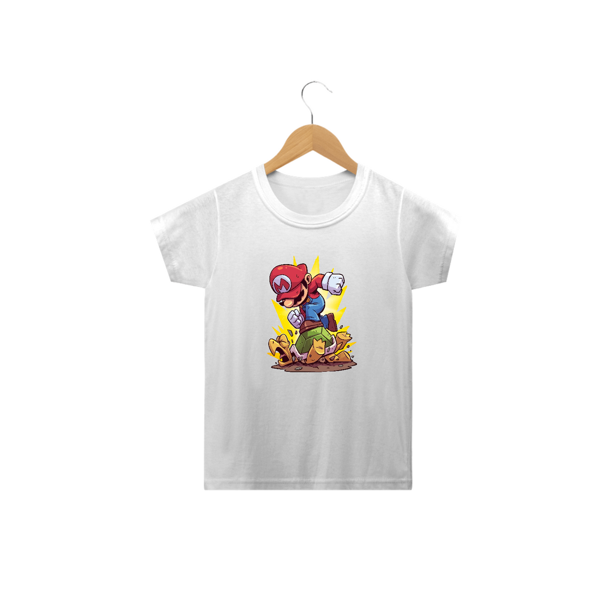 Nome do produto: Bad Mario Camiseta Infantil