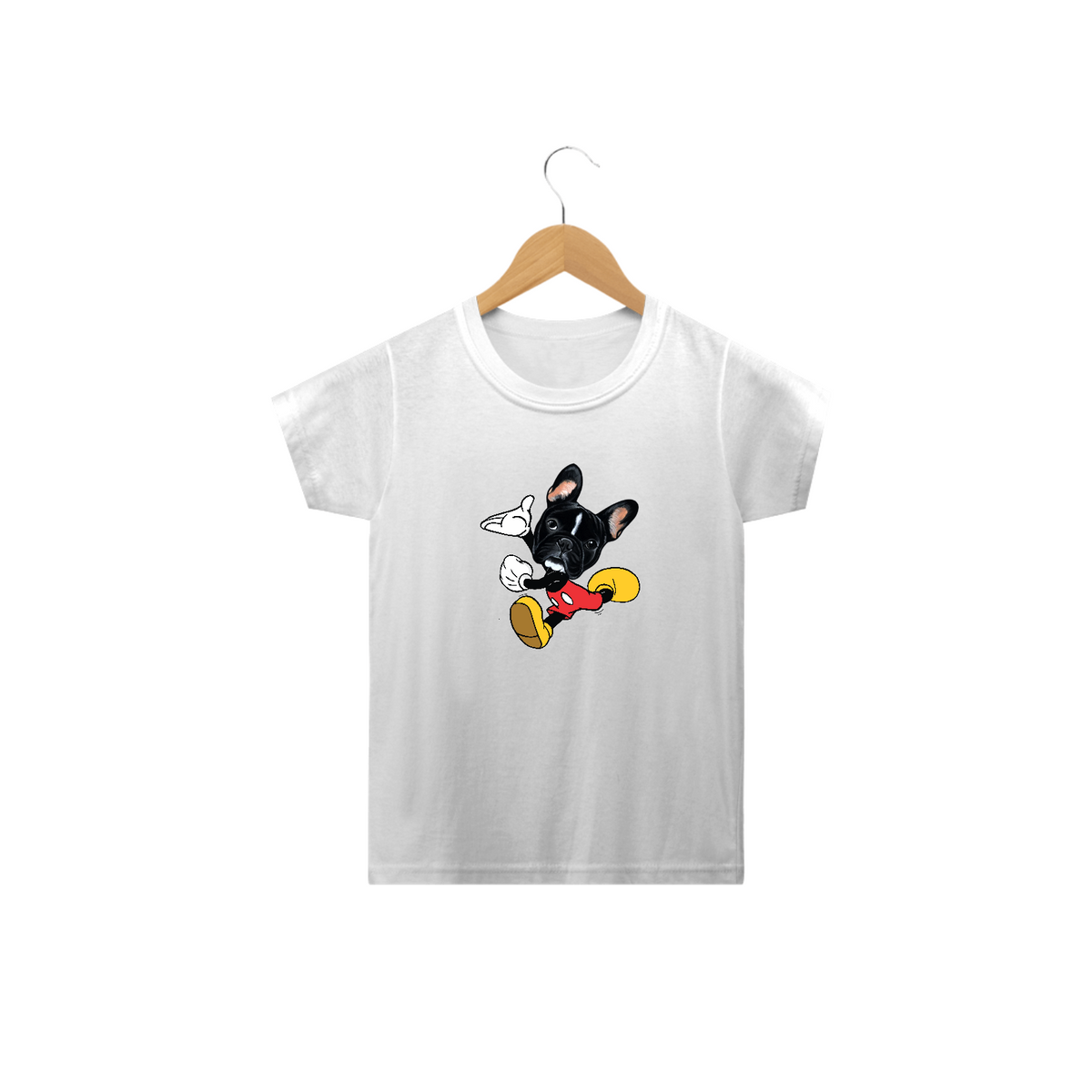 Nome do produto: Bullmickey French Camiseta Infantil Unissex