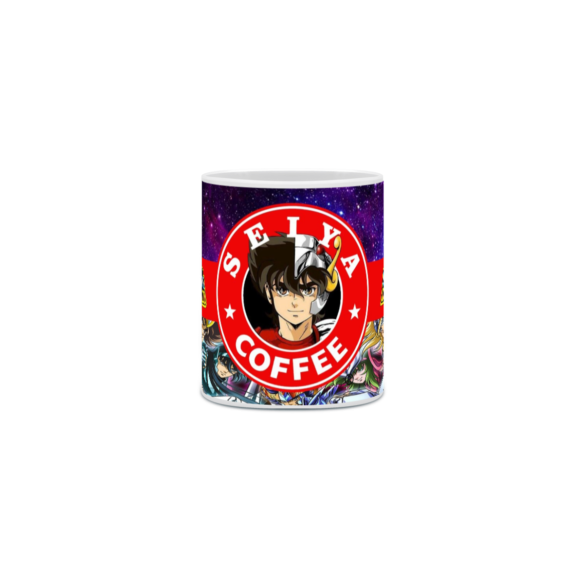 Nome do produto: Caneca Seiya Coffee Cavaleiros do Zodíaco