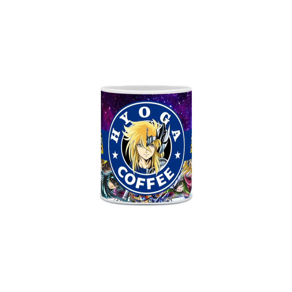 Nome do produto: Caneca Hyoga Coffee Cavaleiros do Zodíaco