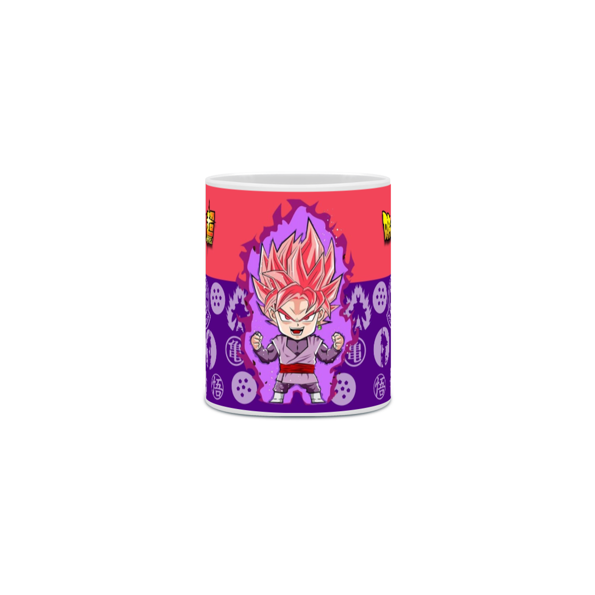 Nome do produto: Caneca Dragonball Goku Black SSJ