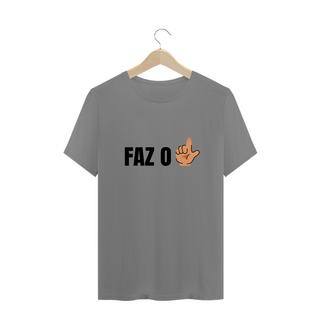 Nome do produtoCamiseta PLUS SIZE - Faz o L