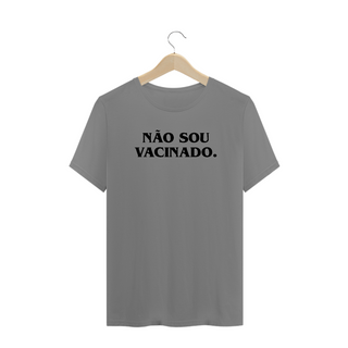 Nome do produtoCamiseta PLUS SIZE - Não sou vacinado (branco)