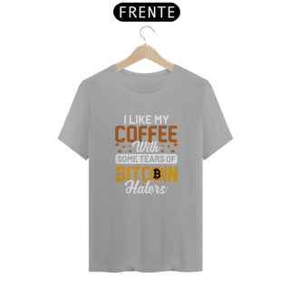Nome do produtoCamiseta - I Like My Coffe BITCOIN