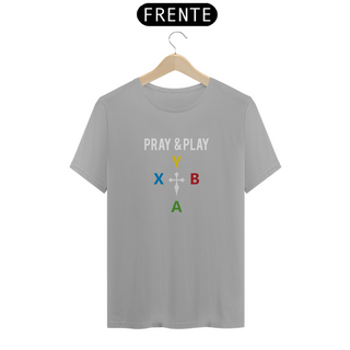 Nome do produtoCamiseta - Pray & Play