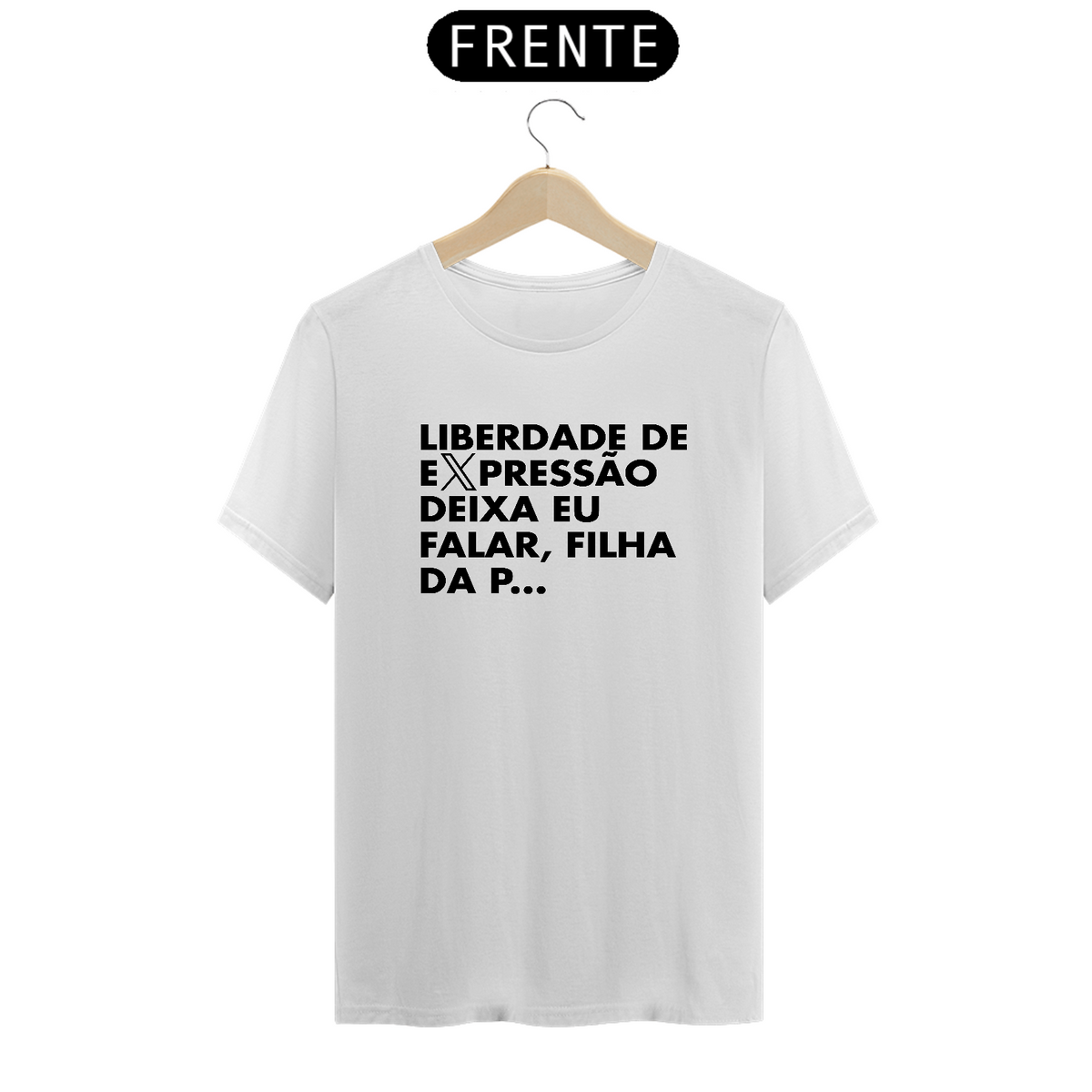 Nome do produto: Camiseta - Liberdade de expressão, deixa eu falar #2