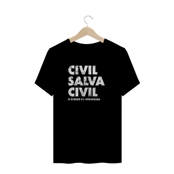 Camiseta PLUS SIZE - Civil salve civil