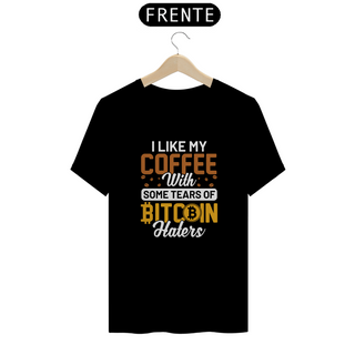 Camiseta - I Like My Coffe BITCOIN