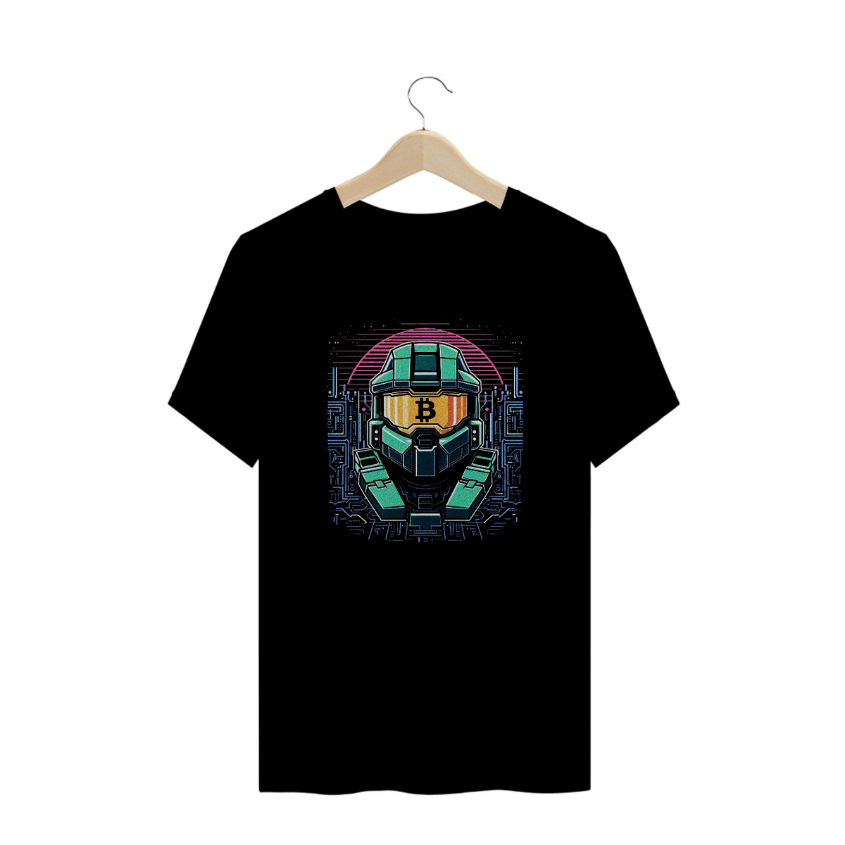 Nome do produto: Camiseta PLUS SIZE - Retrowave Chief BTC